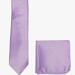 Stacy Adams Lavender Tie and Pocket Square Set